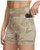 Under Armour® Womens Project Rock Middy Short City Khaki/Black Under Armour® Womens Project Rock Middy Short City Khaki/Black