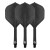 Shot Darts Flight Deck One Piece Dart Flight and Shaft System Medium Black