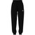 Adidas Womens 3-Stripes Fleece Loose Fit Cuffed Joggers Black/White