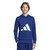 Adidas Youth Big Logo French Terry Hoodie Dark Blue/White