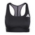 Adidas Womens PowerReact 3-Stripe Medium Support Sports Bra Black/White