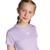 Adidas Girls Train Essentials Regular Fit Logo Tee Powder Plum/White