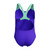 Speedo Girls Digi Placement Splashback Swimsuit Indigo Glow Speedo Girls Digi Placement Splashback Swimsuit Indigo Glow