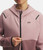 Under Armour® Womens Unstoppable Fleece Full Zip Hoodie Tourmaline Pink/Maroon Mist/Black