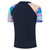 Speedo Girls Short Sleeve Suntop Peacoat/Rainbow