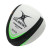 Gilbert Rebounder Rugby Ball Size 5 Black/Green