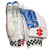 Gray Nicolls GN 500 Batting Gloves Right Hand Blue/White/Orange
