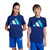 Adidas Youth Big Logo Tee Dark Blue/Pure Tea/Halo Mint