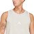 Adidas Mens Small Logo Tank Beige/White