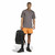 Adidas Mens Designed For Training 3-Stripe Tee Charcoal