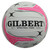 Gilbert Spectra T500 Premium Training Netball v26 Size 5 White/Pink Swirl