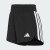 Adidas Womens Pacer Woven High Waisted Shorts 5" Black/White