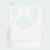 Adidas Womens Optime Workout Medium Sports Bra White