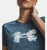 Under Armour® Womens Tech Twist V-Neck Graphic Short Sleeve Tee Wham Blue/White