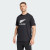 Adidas Mens All Blacks Logo Cotton Tee Black/White