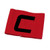 Football HQ Adjustable Captain Armband Red/Black