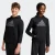 Adidas Youth Graphic Logo Hoodie Black/Grey Camo