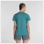 New Balance Womens RC Essential Short Sleeve Tee Big Teal Heather