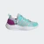 Adidas Junior LightoRama Runner Running Shoes Halo Mint/Silver Metallic/ Flash Aqua