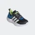 Adidas Junior LightoRama Runner Running Shoes Black/Cloud White/Lucid Ray Blue