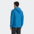 Adidas Mens Designed For Training Hybrid Full Zip Hoodie Dusky Petrol