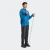 Adidas Mens Designed For Training Hybrid Full Zip Hoodie Dusky Petrol