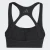 Adidas Womens Optime 3-Stripe Medium Support Sports Bra Black/Black