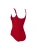 Zoggs Womens Adjustable Scoopback Swimsuit Dark Red