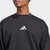 Adidas Mens Feel Cozy Fleece Sweatshirt Black/White