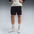 Puma Mens IndividualLiga Shorts Black/Ultra Red/Sugared Almond