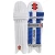Gray Nicolls GN 500 Cricket Leg Guards White/Blue Stripe