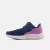 New Balance Junior Arishi v4 Running Shoes Vintage Indigo/Signal Pink/Lilac Glo