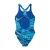 Speedo Girls Hyperboom All Over Print Medalist Blue