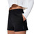 Speedo Womens Solid Swim Short 13.5" Black