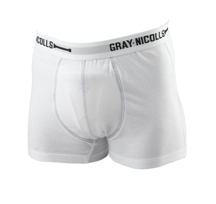 Gray Nicolls Youth Cricket Trunks White