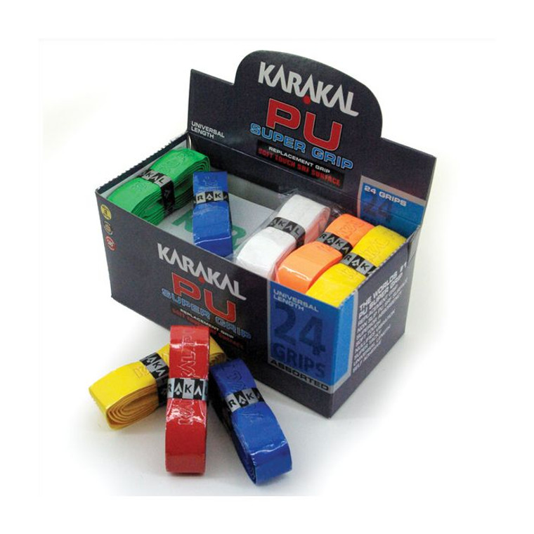 Karakal PU Super Replacement Racquet Grip Assorted