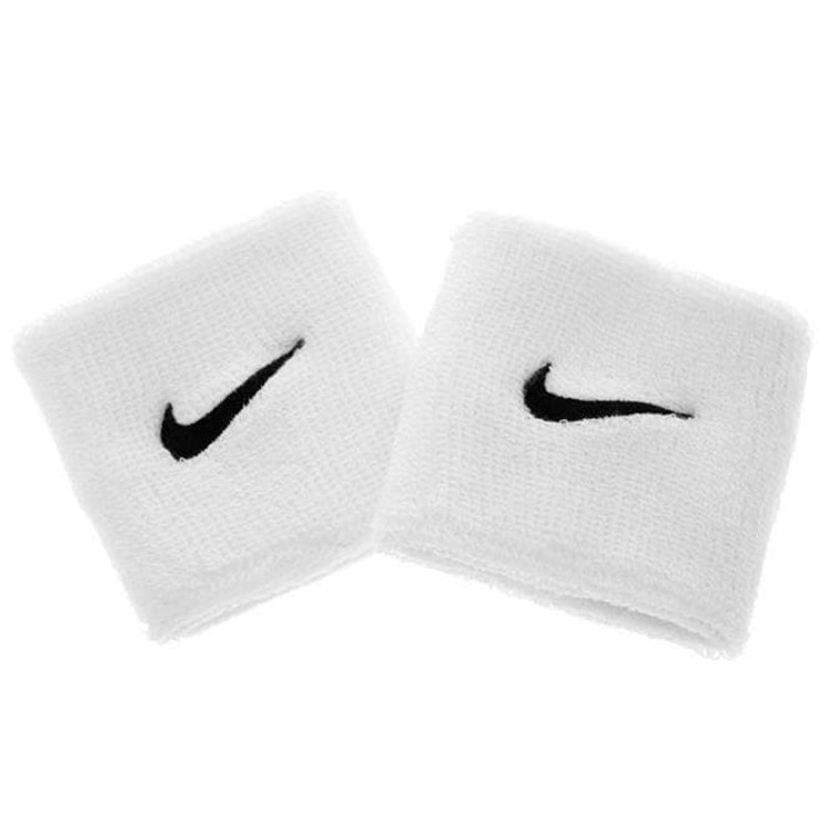 Nike Swoosh Wristbands White/Black 2pk