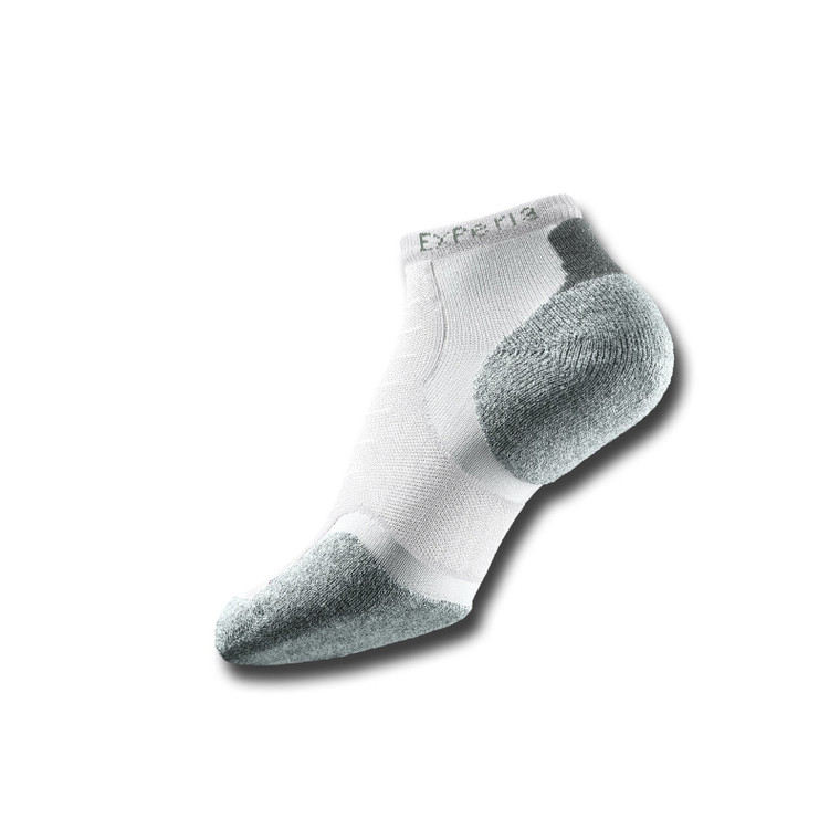 Thorlo Unisex Experia Cool Micro Mini Socks White