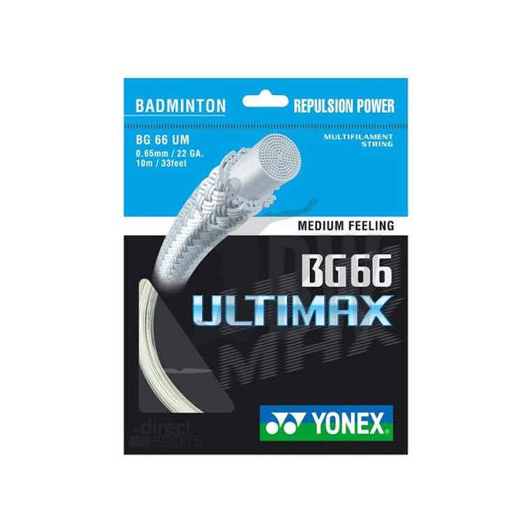 Yonex BG66 Ultimax Badminton String + Stringing