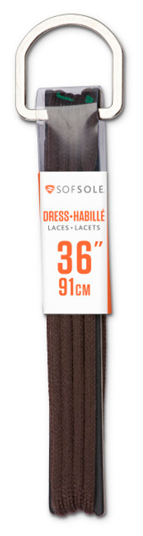 Sof Sole Dress Laces 36" Brown
