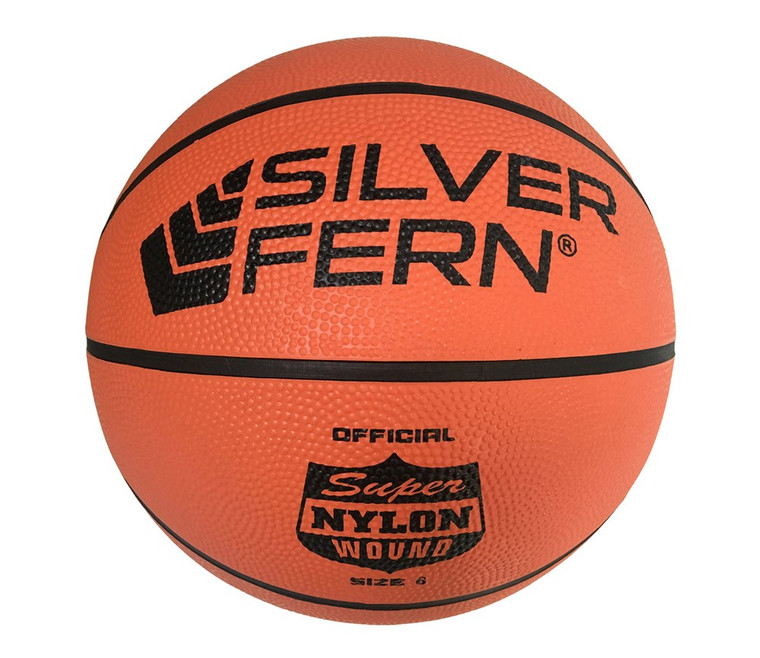 Silver Fern Rubber Basketball Size 7