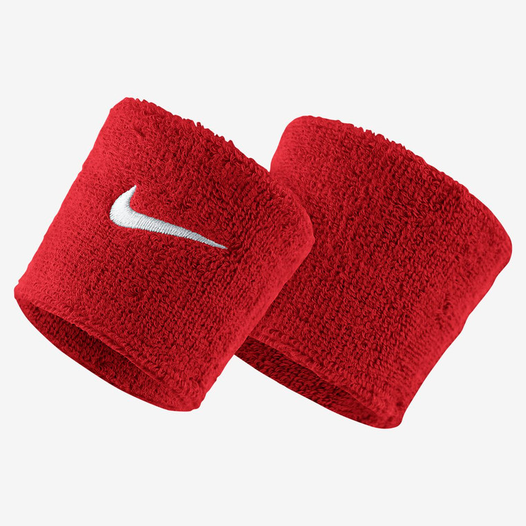 Nike Swoosh Wristbands Varsity Red