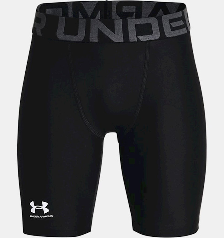 Under Armour® Boys HeatGear Armour Shorts Black/Grey