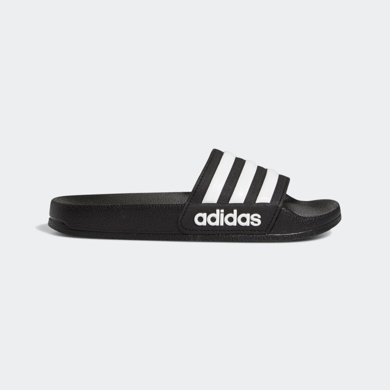 Adidas Junior/Youth Adilette Shower Slides Black/White