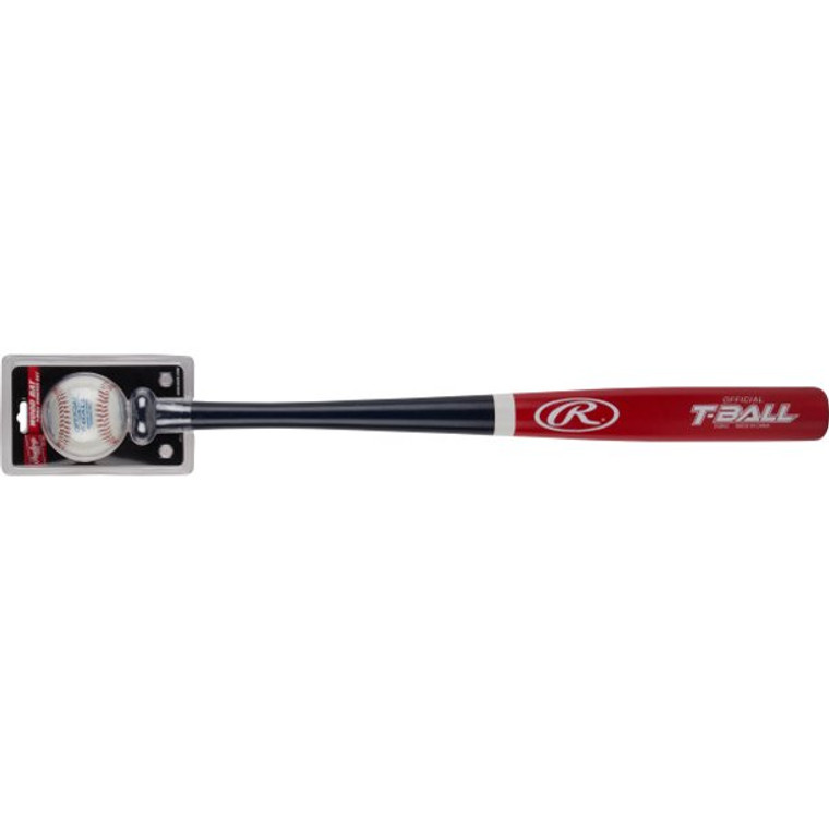 Rawlings Wooden Bat & Ball Set