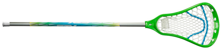 STX Womens Fortress 100 Mesh Complete Lacrosse Stick Lizard
