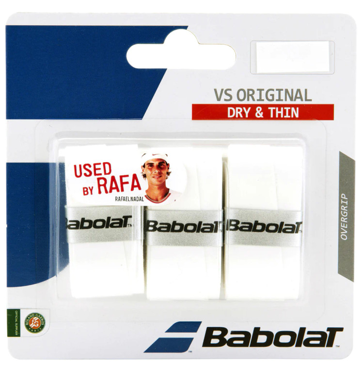 Babolat VS Original Overgrip 3 Pack White