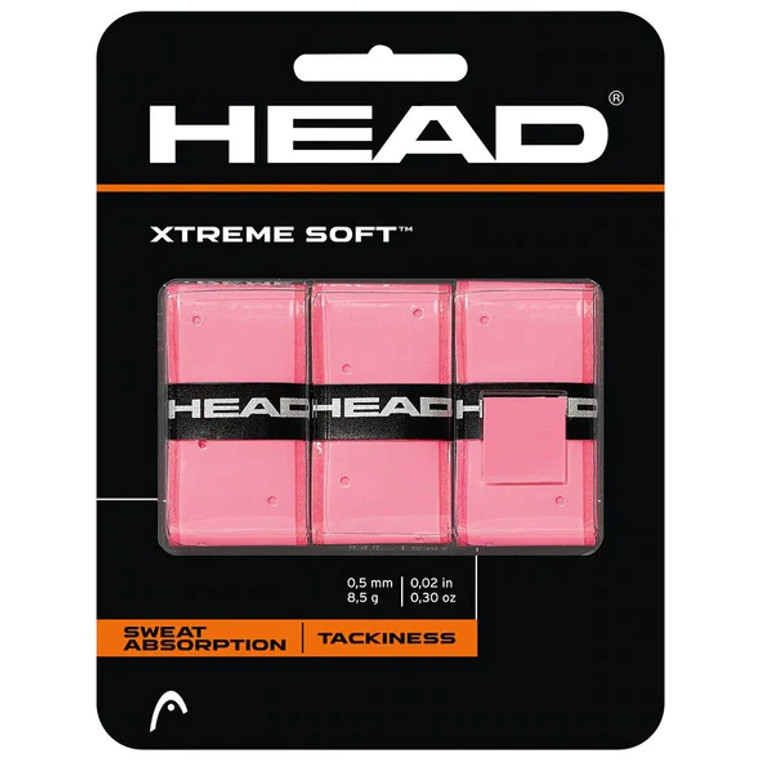 Head Exteme Soft Overgrip 3 Pack Pink