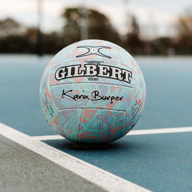Gilbert Supporter Netball Karin Burger