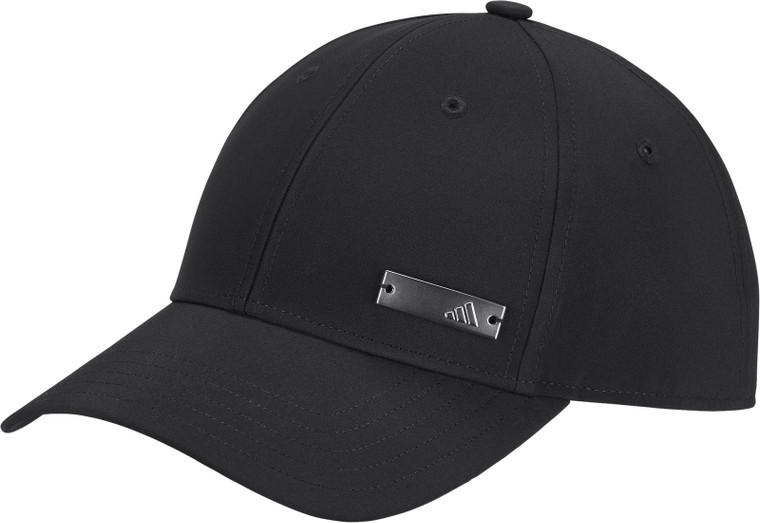 Adidas Unisex Lightweight Metal Badge Cap Black/Black